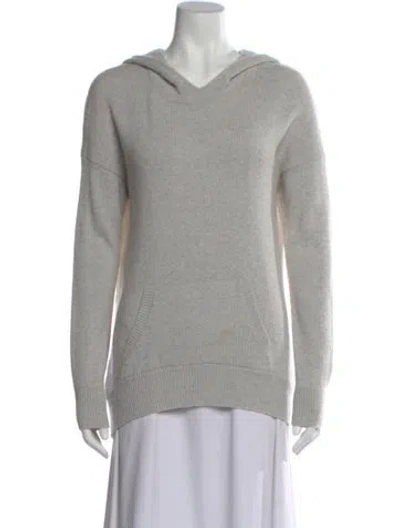 Pre-owned Autumn Cashmere Cashmere Crew Neck Sweater In Gray