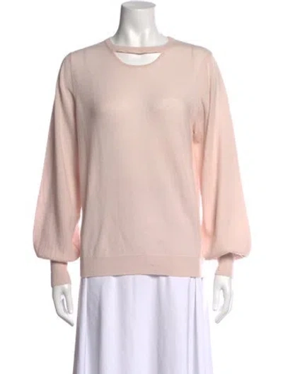 Pre-owned Autumn Cashmere Cashmere Crew Neck Sweater In Neutrals