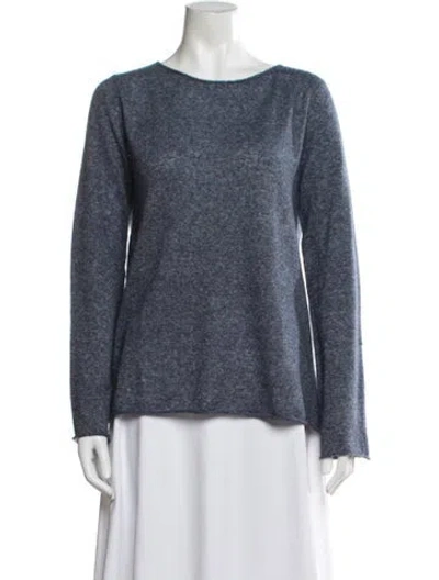 Pre-owned Autumn Cashmere Cashmere Crew Neck Sweater W/ Tags In Blue