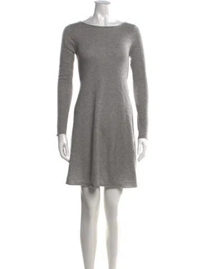 Pre-owned Autumn Cashmere Cashmere Knee-length Dress In Green