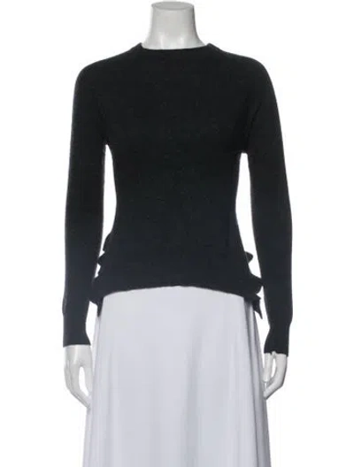 Pre-owned Autumn Cashmere Cashmere Midi Length Dress In Black