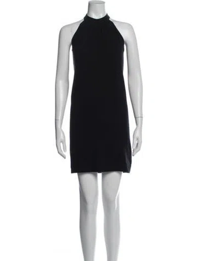 Pre-owned Autumn Cashmere Cashmere Mini Dress In Blue