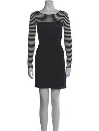 Pre-owned Autumn Cashmere Cashmere Mini Dress In Gray