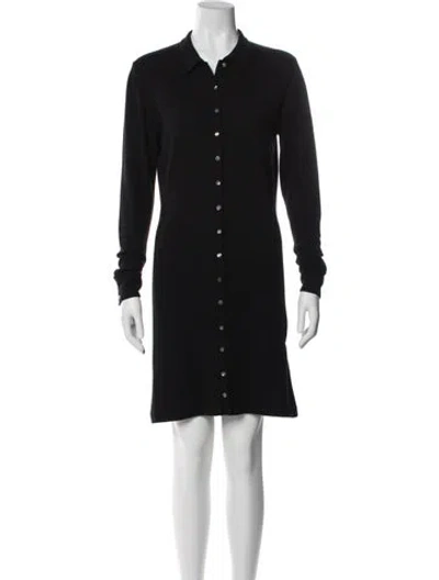 Pre-owned Autumn Cashmere Cashmere Mini Dress In Multi