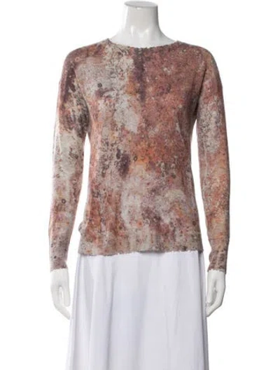 Pre-owned Autumn Cashmere Cashmere Patterned Sweater In Multi
