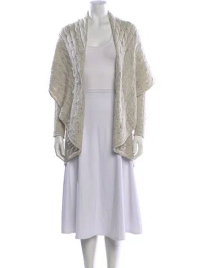 Pre-owned Autumn Cashmere Cashmere Patterned Sweater In Neutral