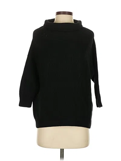 Pre-owned Autumn Cashmere Cashmere Pullover Sweater In Black
