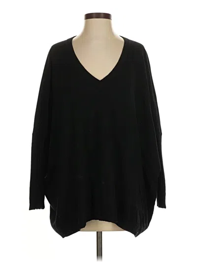 Pre-owned Autumn Cashmere Cashmere Pullover Sweater In Black