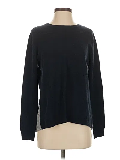 Pre-owned Autumn Cashmere Cashmere Pullover Sweater In Black
