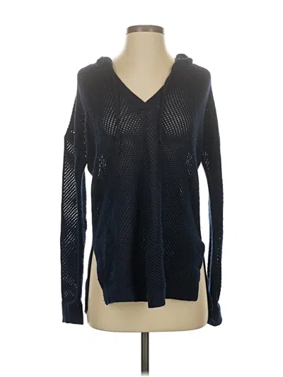 Pre-owned Autumn Cashmere Cashmere Pullover Sweater In Blue