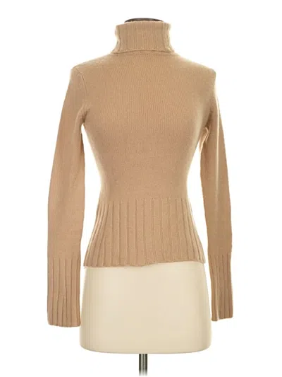 Pre-owned Autumn Cashmere Cashmere Pullover Sweater In Brown