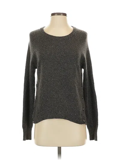 Pre-owned Autumn Cashmere Cashmere Pullover Sweater In Gray