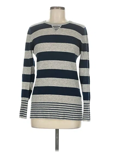 Pre-owned Autumn Cashmere Cashmere Pullover Sweater In Gray