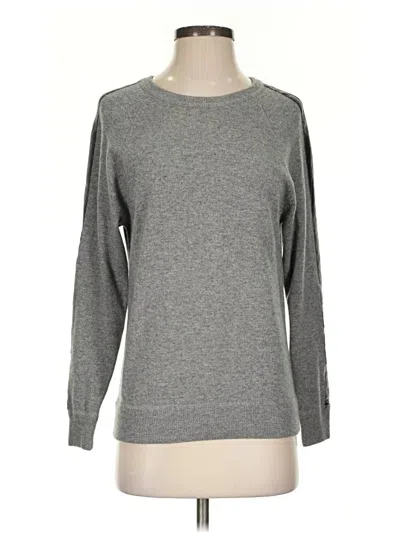 Pre-owned Autumn Cashmere Cashmere Pullover Sweater In Gray