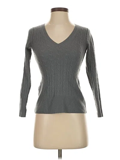 Pre-owned Autumn Cashmere Cashmere Pullover Sweater In Gray