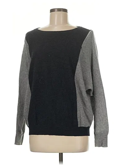 Pre-owned Autumn Cashmere Cashmere Pullover Sweater In Gray