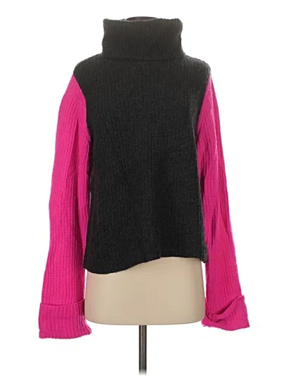 Pre-owned Autumn Cashmere Cashmere Pullover Sweater In Pink