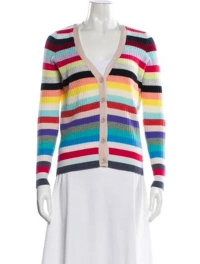 Pre-owned Autumn Cashmere Cashmere Striped Sweater In Multi