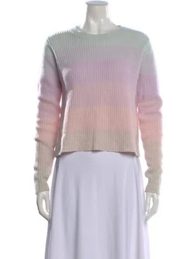 Pre-owned Autumn Cashmere Cashmere Striped Sweater In Multi