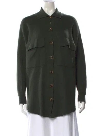 Pre-owned Autumn Cashmere Cashmere Sweater In Green