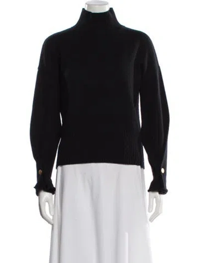 Pre-owned Autumn Cashmere Cashmere Turtleneck Sweater In Blue