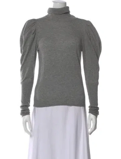 Pre-owned Autumn Cashmere Cashmere Turtleneck Sweater In Gray