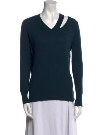 Pre-owned Autumn Cashmere Cashmere V-neck Sweater In Multi