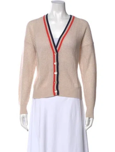 Pre-owned Autumn Cashmere Cashmere V-neck Sweater W/ Tags In Pink