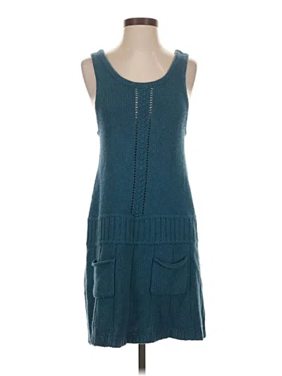 Pre-owned Autumn Cashmere Casual Dress In Blue