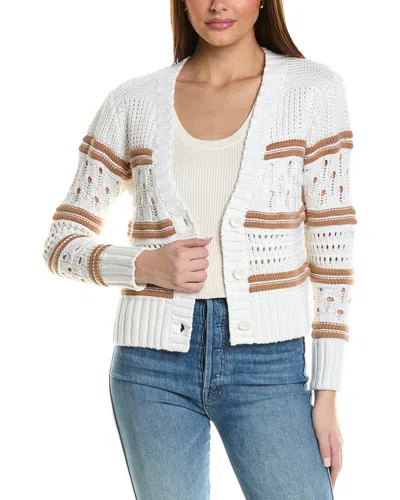 Autumn Cashmere Chunky Cardigan In White