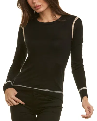 Autumn Cashmere Contrast Banded Cashmere T-shirt