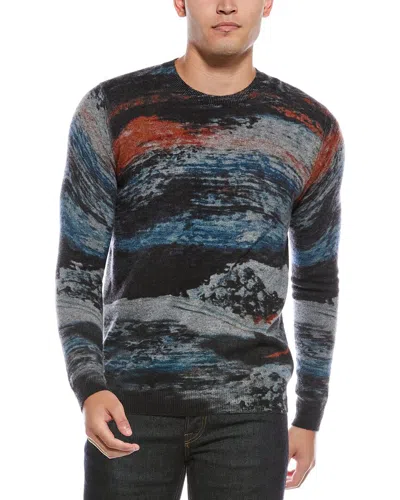 Autumn Cashmere Arctic Print Cashmere Crewneck Sweater In Multi