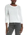 Autumn Cashmere Cotton By  Loose Cropped Top In Multi