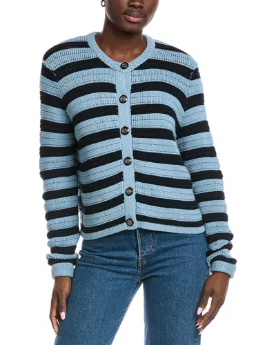 AUTUMN CASHMERE COTTON BY AUTUMN CASHMERE TEXTURE STRIPE JACKET
