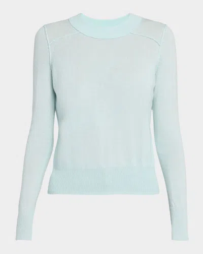 Autumn Cashmere Crewneck Cashmere Sweater In Blue