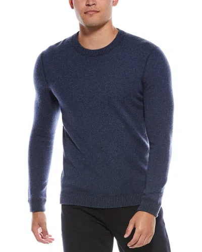 Autumn Cashmere Double Knit Cashmere Crewneck Sweater In Blue