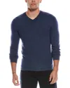 Autumn Cashmere Double V-neck Cashmere Sweater In Blue