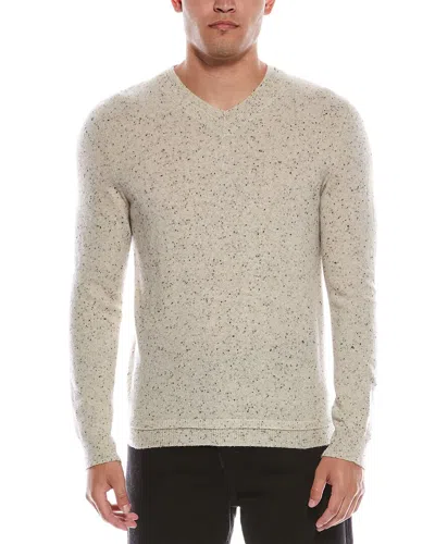 Autumn Cashmere Double V-neck Cashmere Sweater In Neutral