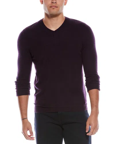 Autumn Cashmere Double V-neck Cashmere Sweater In Purple
