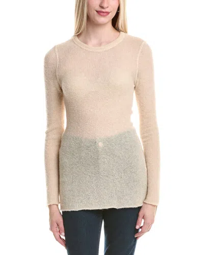 Autumn Cashmere Drop Cashmere & Silk-blend Sweater In Neutral