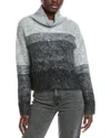 Autumn Cashmere Fluffy Gradient Cashmere Sweater In Gray