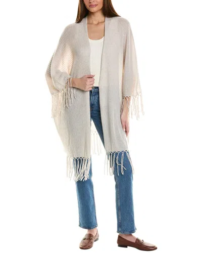 Autumn Cashmere Fringe Cashmere Shawl In White