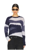 Autumn Cashmere Geometric Graphic Crew In Blue