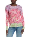 Autumn Cashmere Gradient Distressed Top In Multi