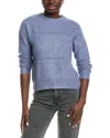 Autumn Cashmere Honeycomb Cashmere & Silk-blend Sweater In Blue