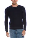 Autumn Cashmere Inked Cashmere Crewneck Sweater In Blue