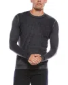 Autumn Cashmere Inked Cashmere Crewneck Sweater In Gray