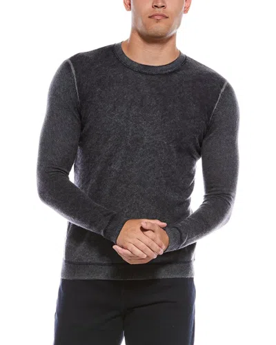 Autumn Cashmere Inked Cashmere Crewneck Sweater In Gray