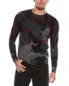 Autumn Cashmere Inked Cashmere Crewneck Sweater In Gray