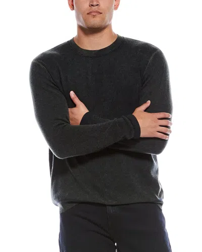 Autumn Cashmere Inked Cashmere Crewneck Sweater In Green